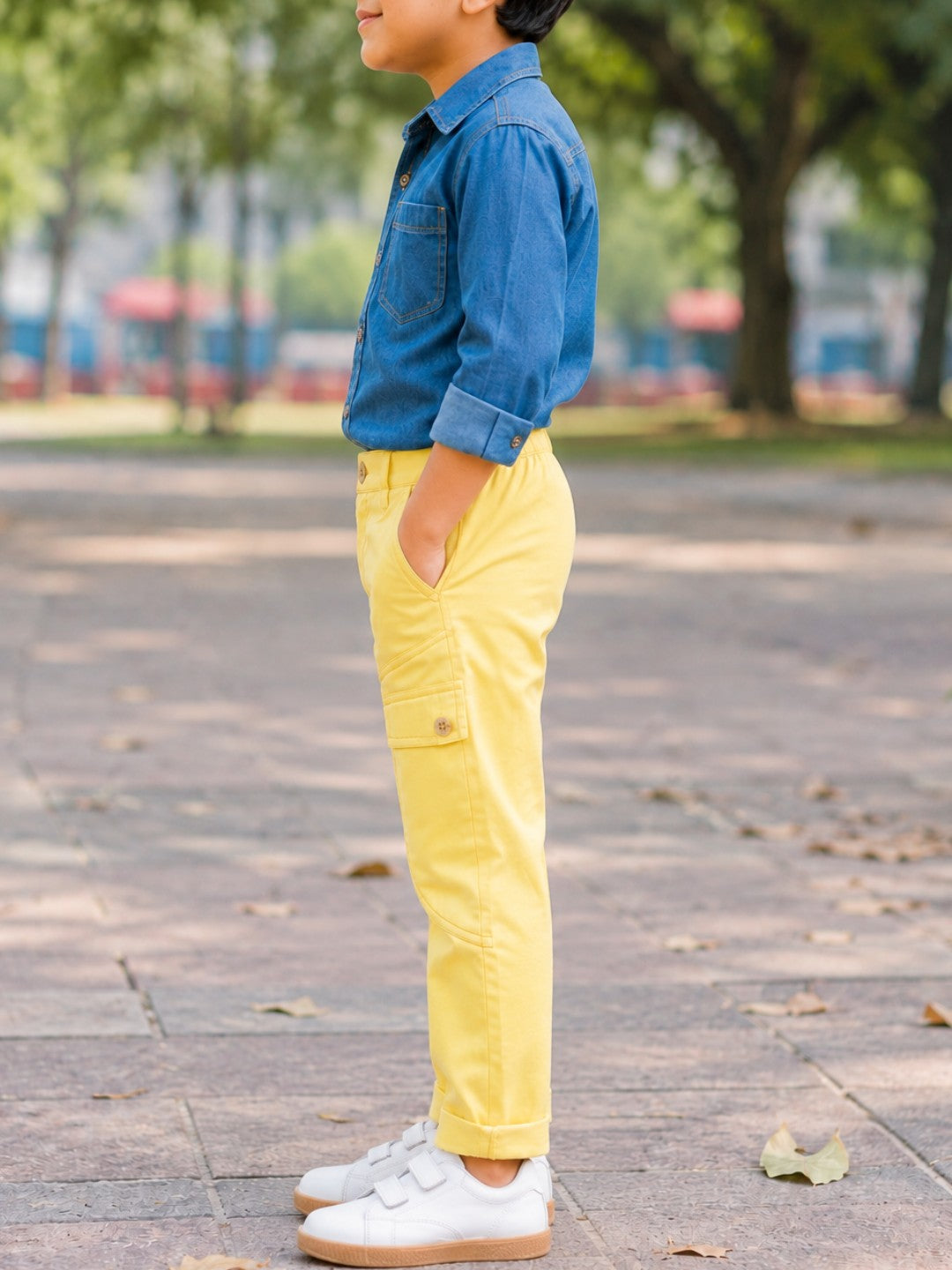 Neo Cotton Pant - Yellow