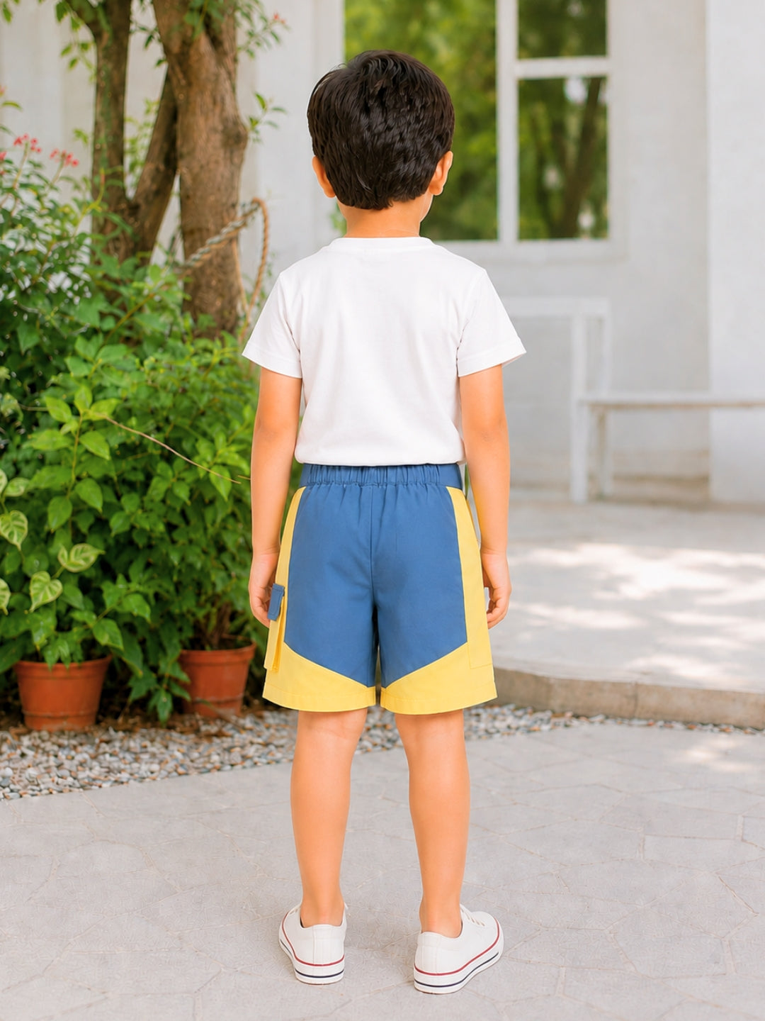 Cotton Chase Shorts - Blue