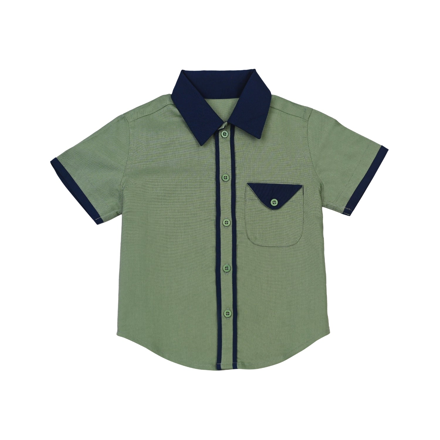 Piper Cotton Shirt - Olive
