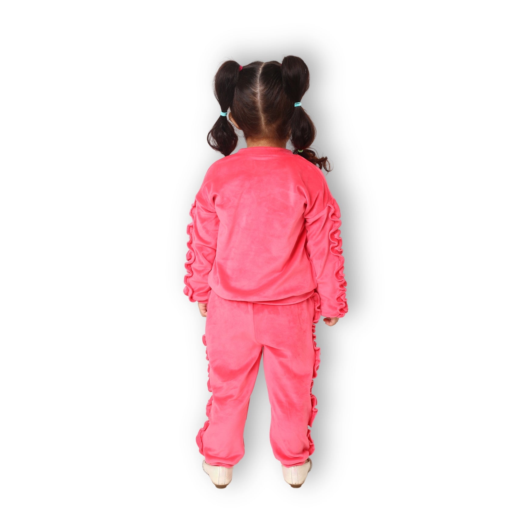 Cosy Rainbow Ruffle Sweatshirt