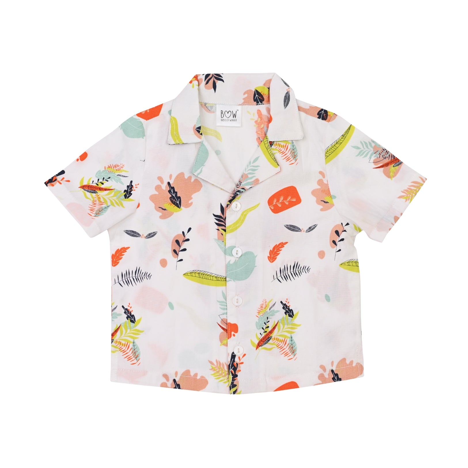 Charlie Cotton Shirt - Abstract