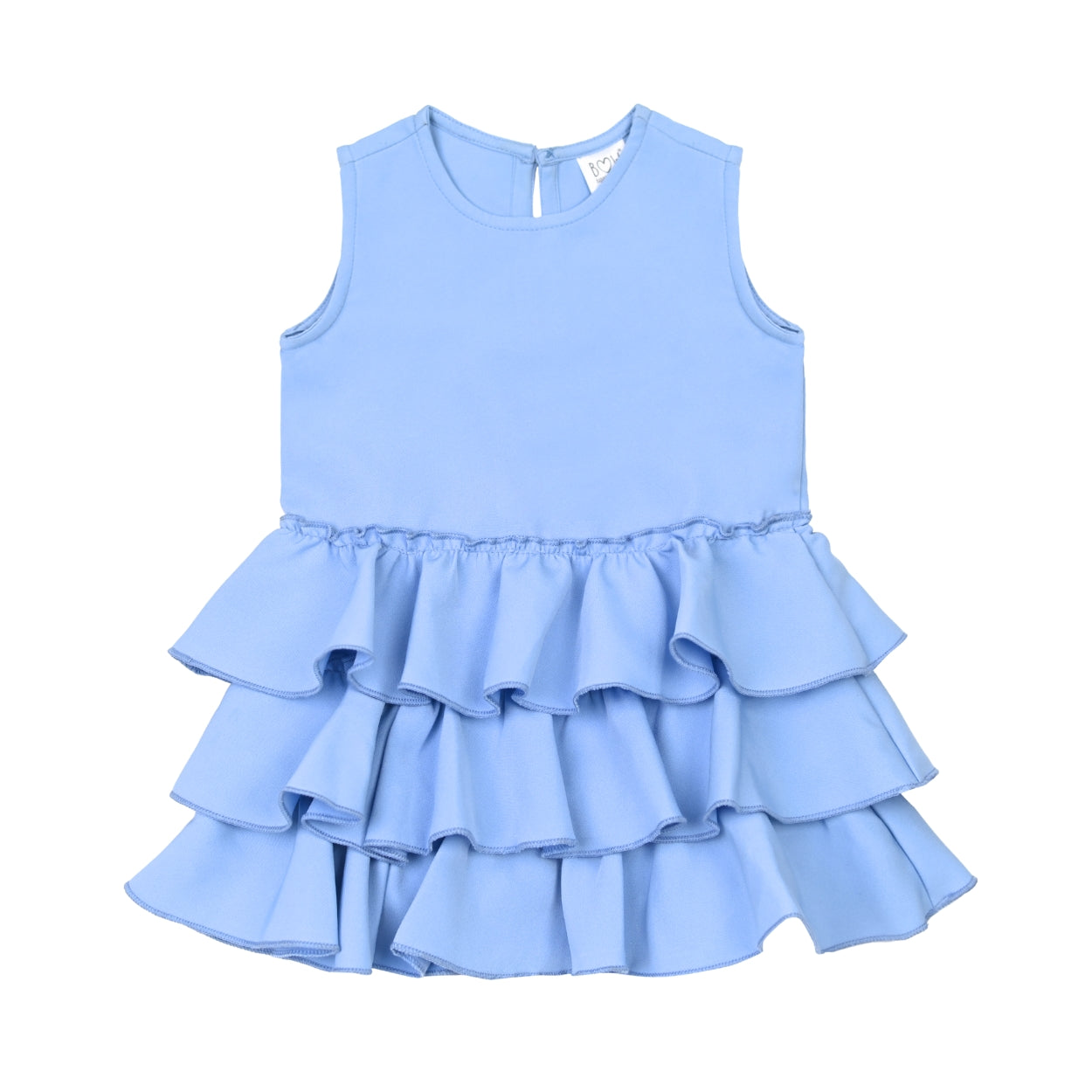 Ruffles Pixie Dress - Baby Blue