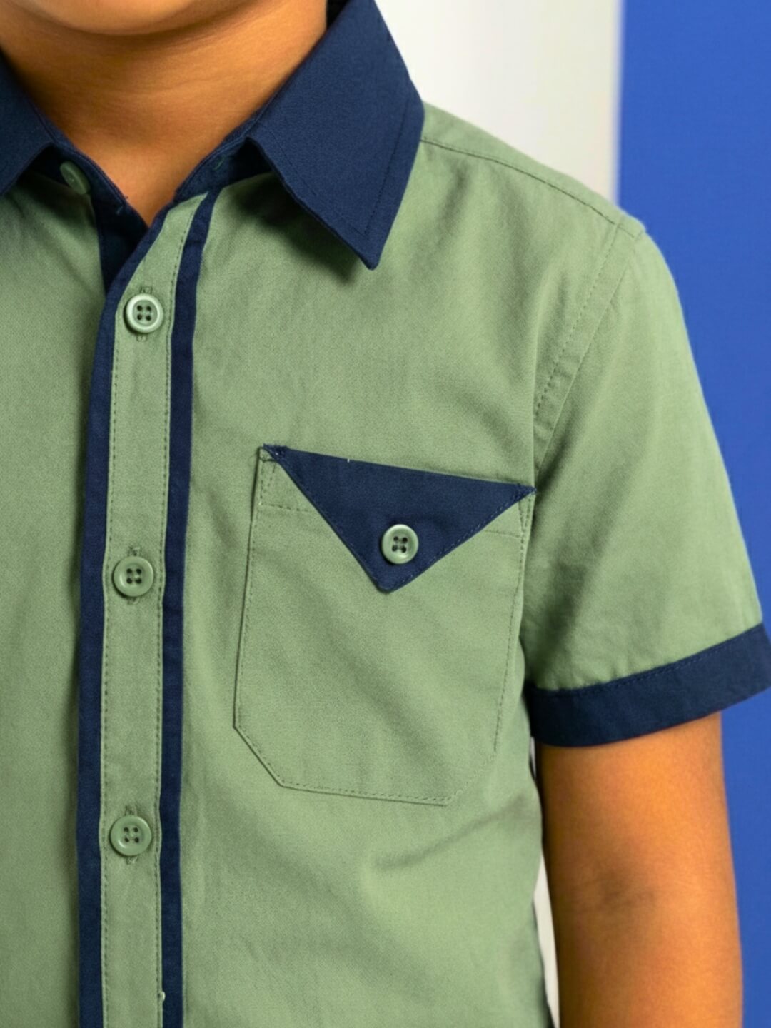 Piper Cotton Shirt - Olive