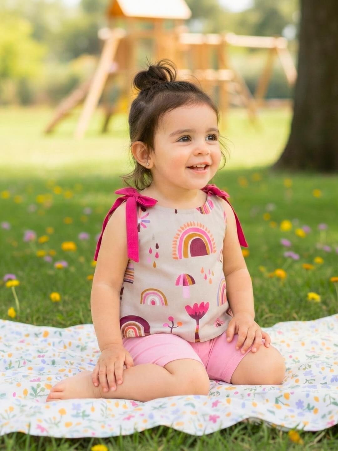 Colourful Alice Top - Wonderland