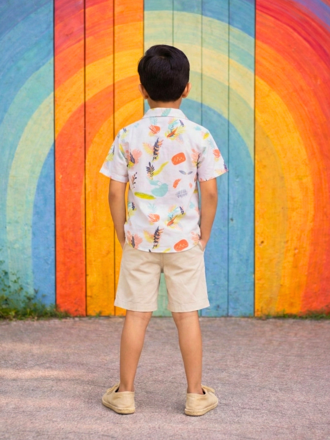 Charlie Cotton Shirt - Abstract