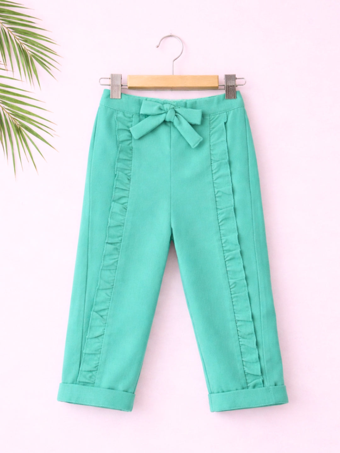 Ella Frills Pants - Turquoise