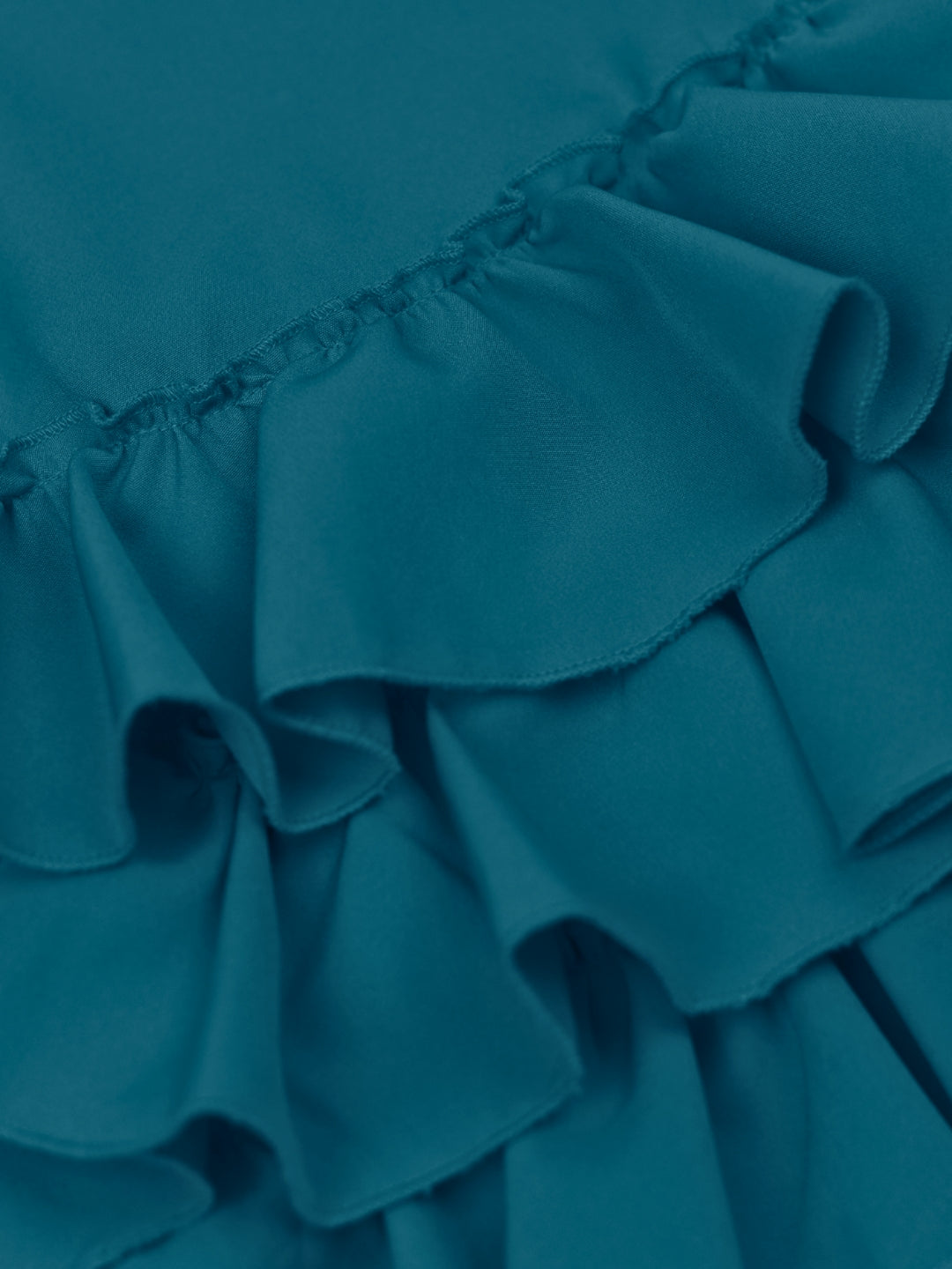 Ruffles Pixie Dress - Teal