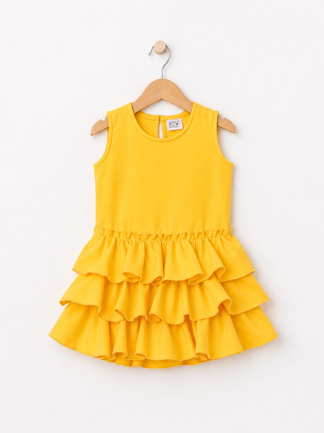 Ruffles Pixie Dress - Yellow