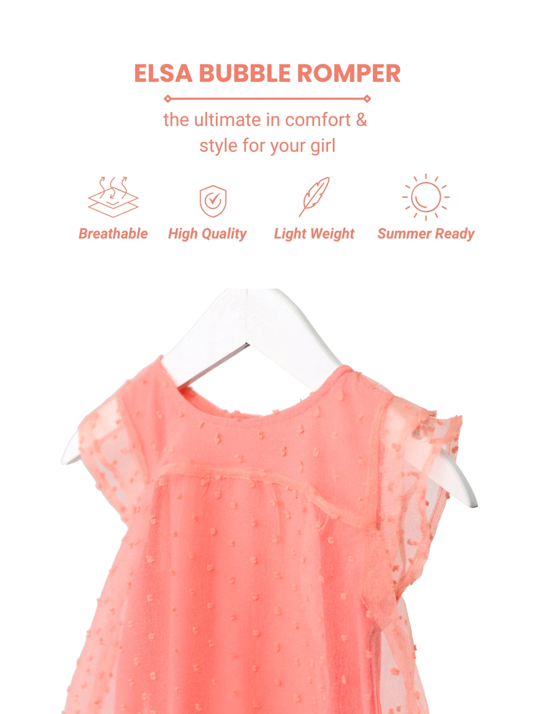 Festive Elsa Bubble - Peach