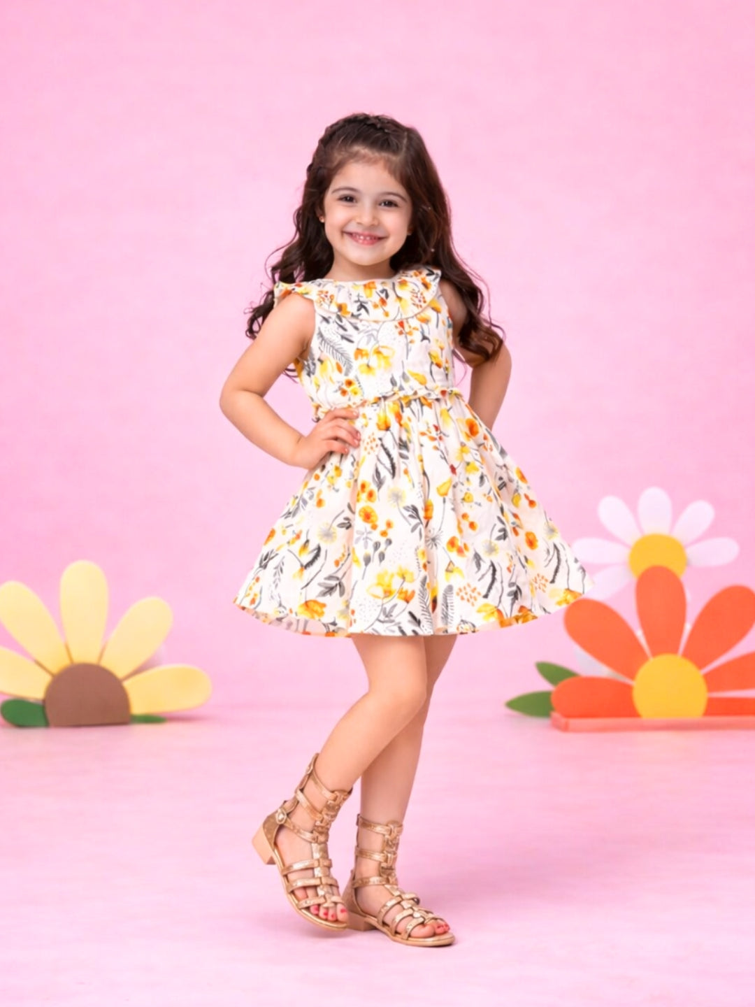Soft Tassel Dress - Yellow