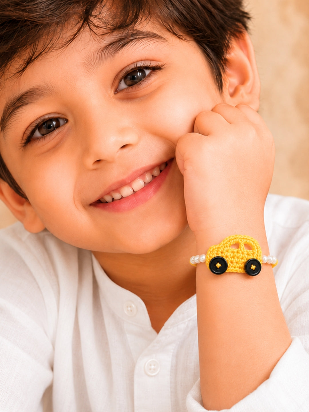 Car Rakhi - Yellow