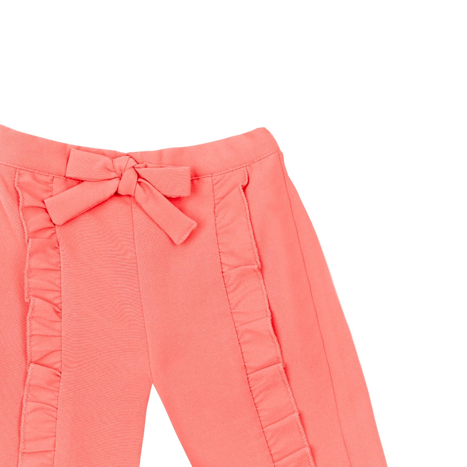 Ella Frills Pants - Peach