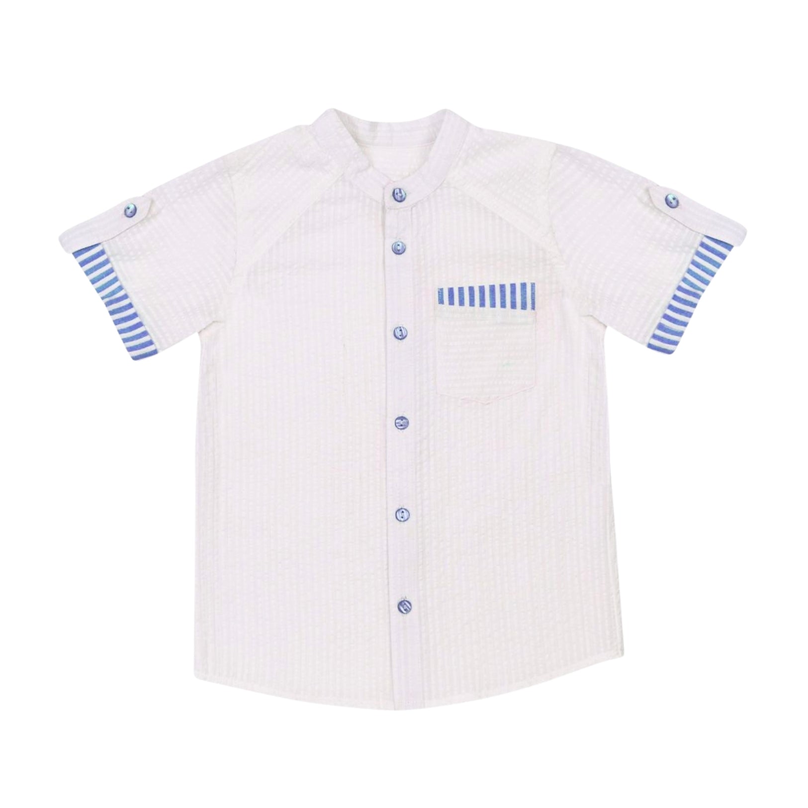 Cotton Alan Shirt - Blue