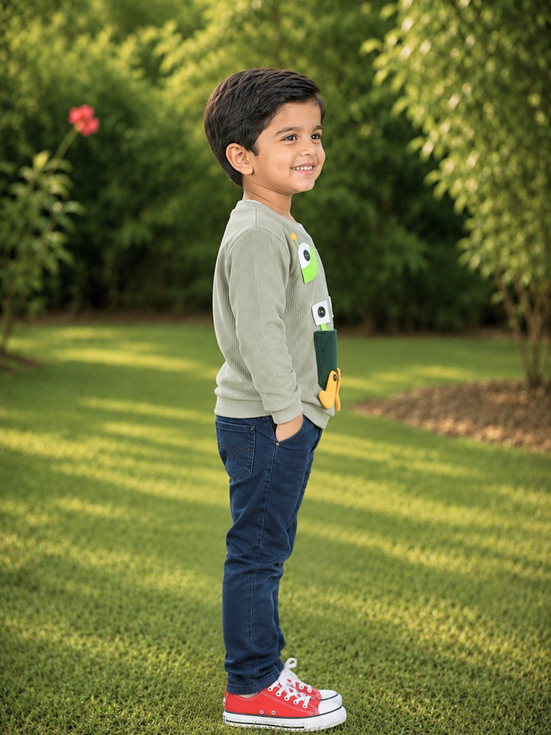 Alien Pocket Sweatshirt - Green