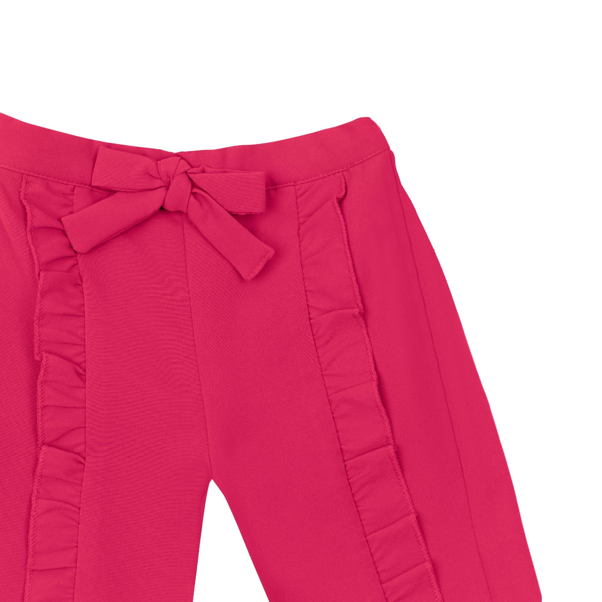 Ella Frills Pants - Hot Pink