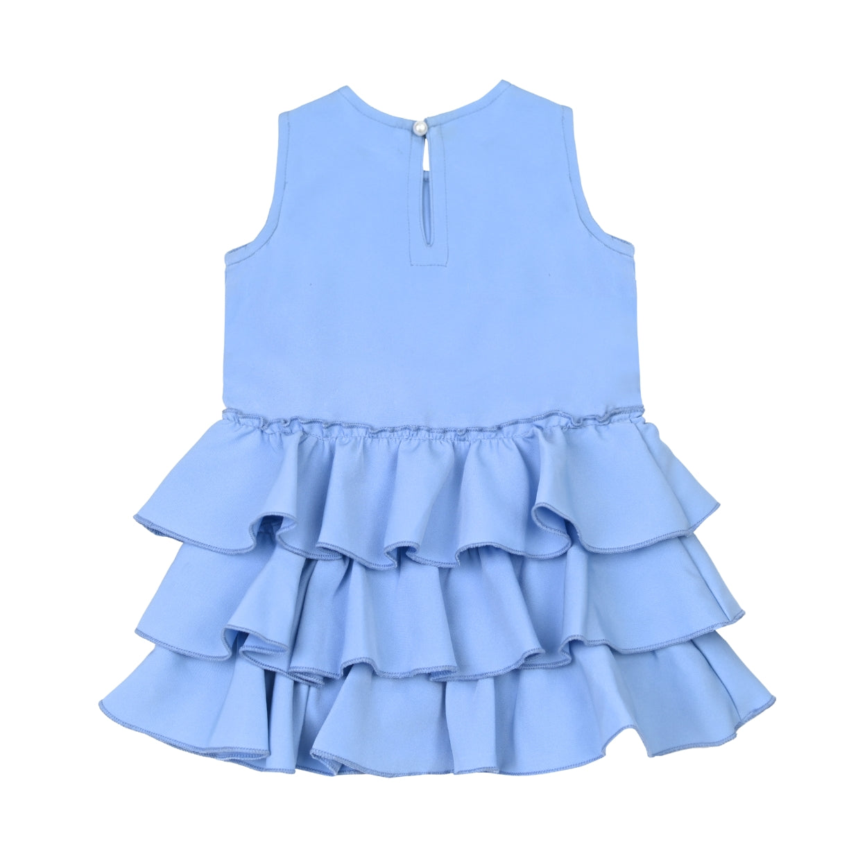 Ruffles Pixie Dress - Baby Blue