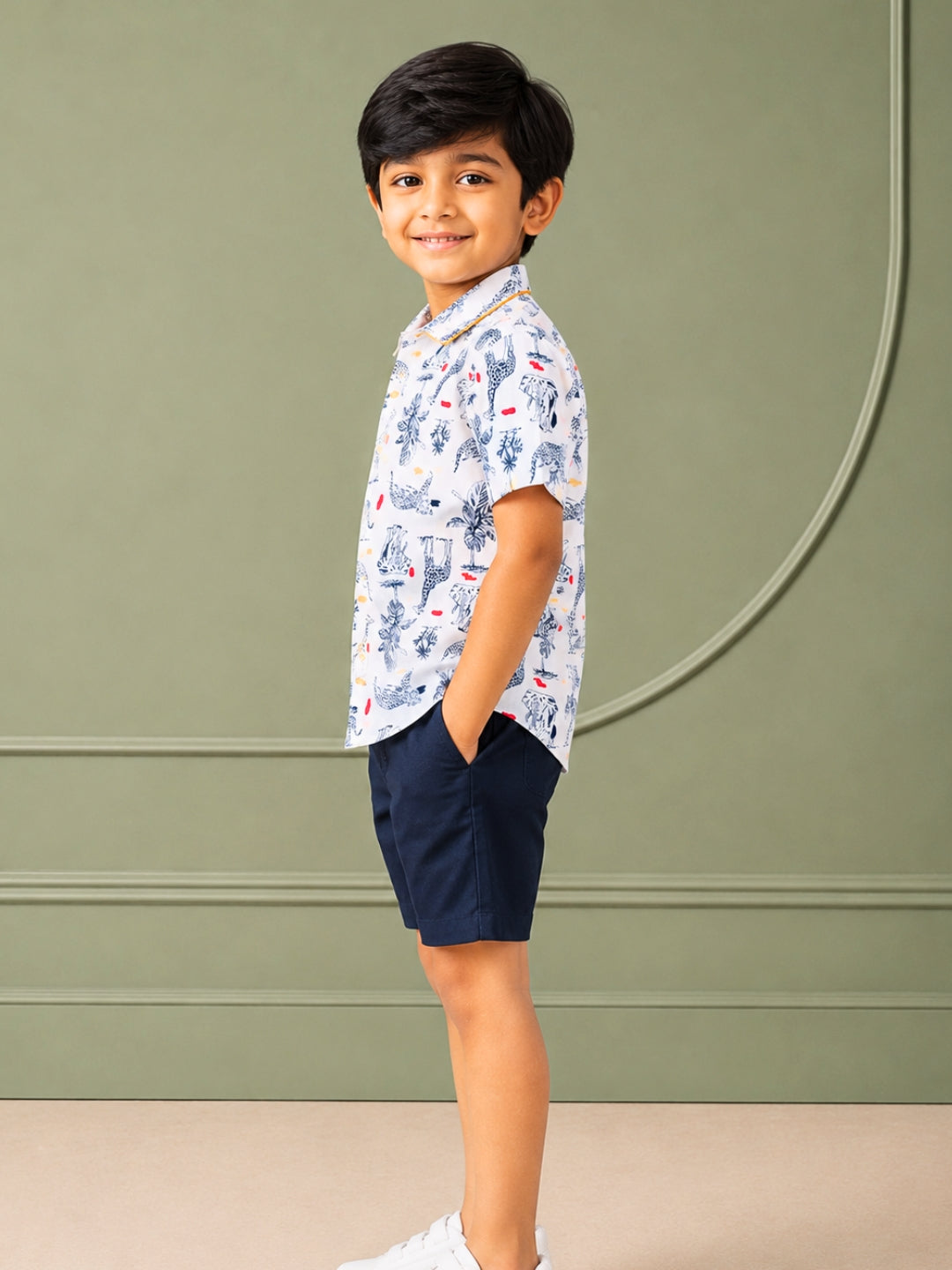 Super Soft Leo Shirt - Safari