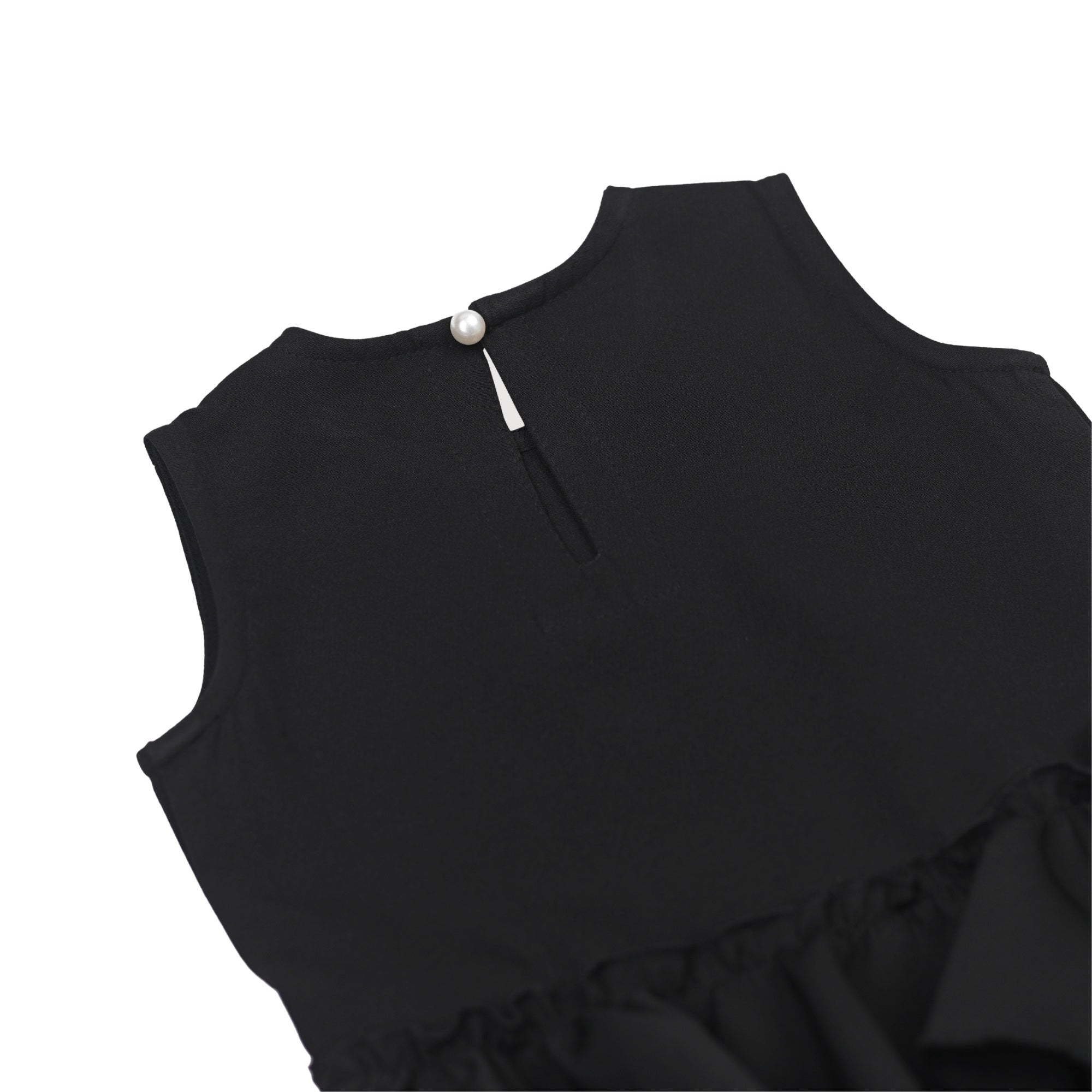 Ruffles Pixie Dress - Black