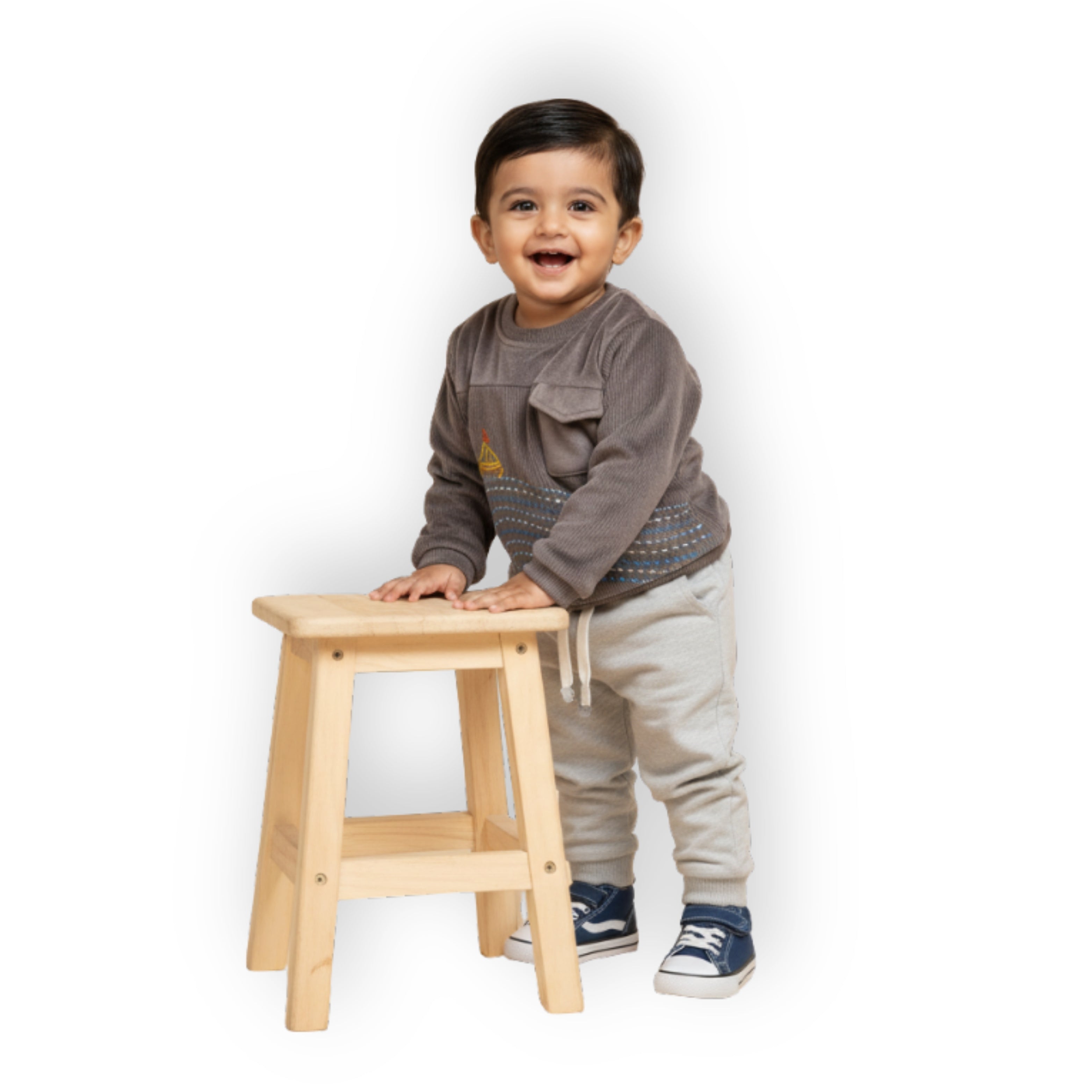 Waves Sweatshirt - Grey