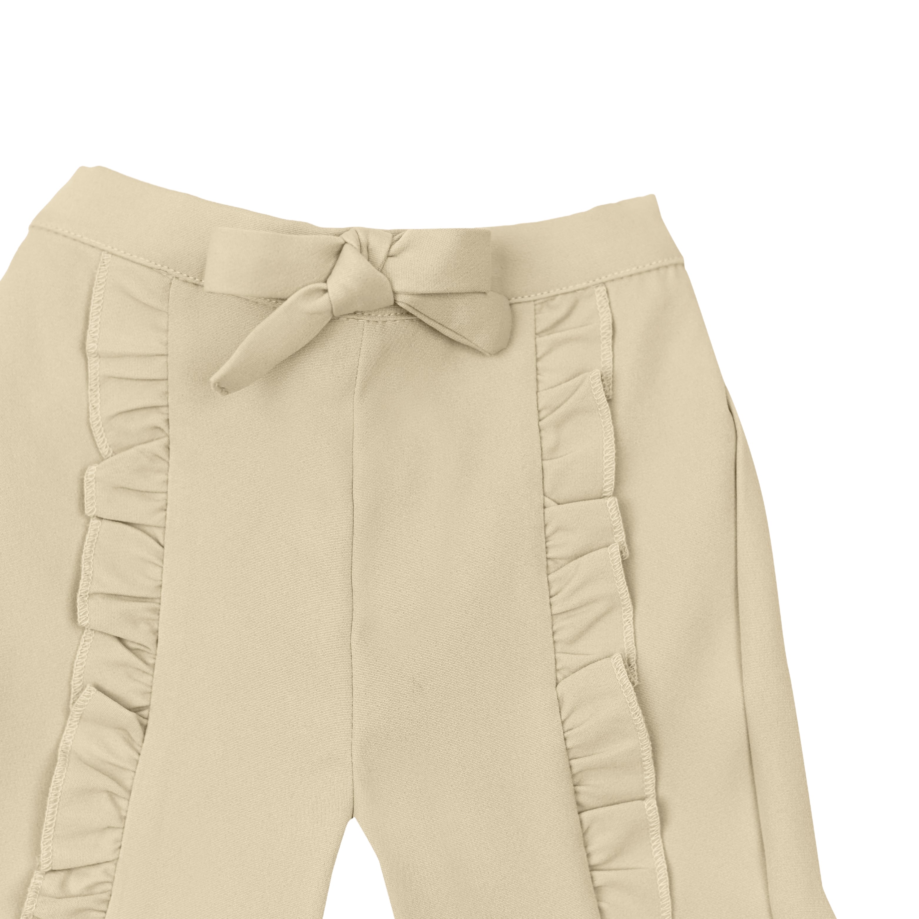 Ella Frills Pants - Beige