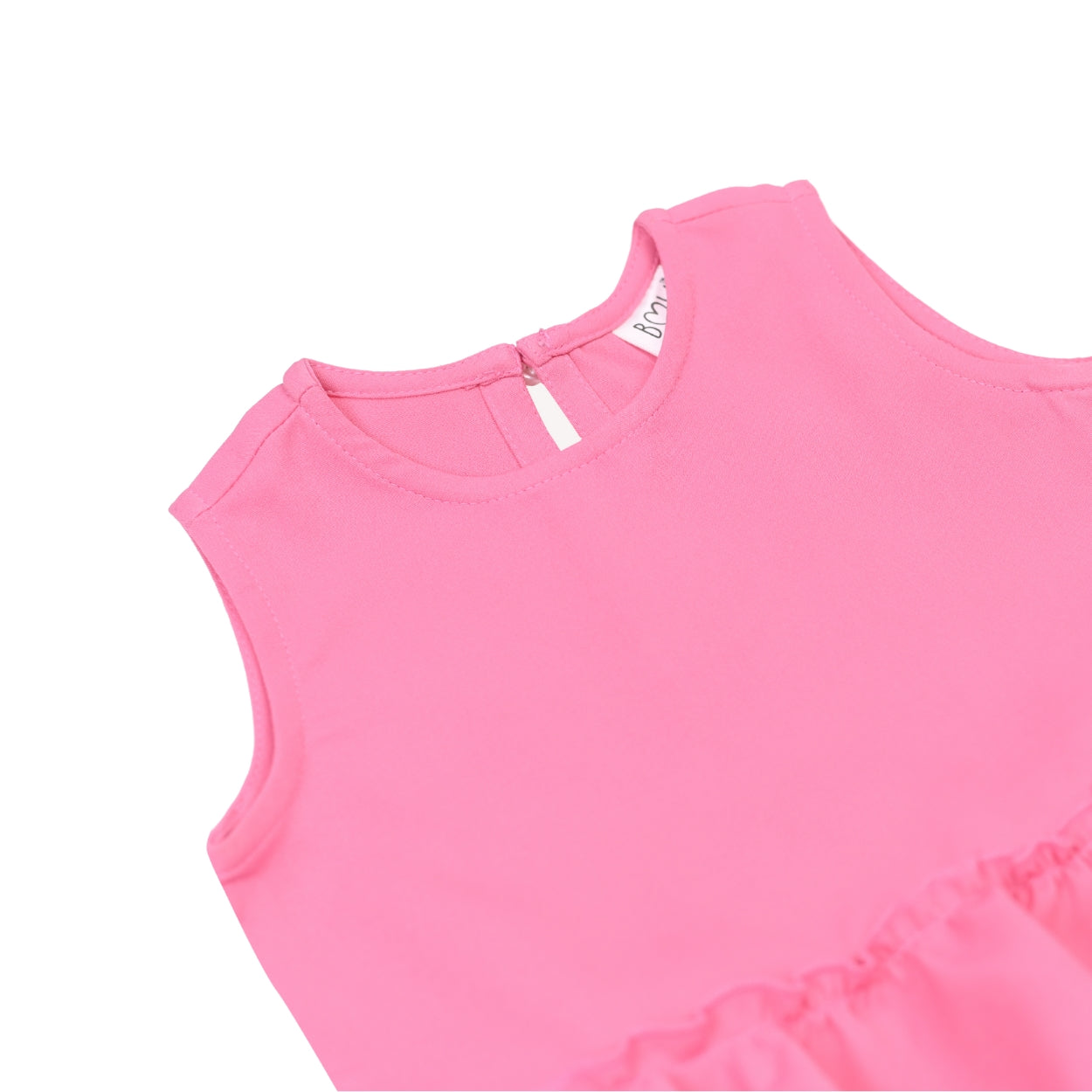 Ruffles Pixie Dress - Barbie Pink
