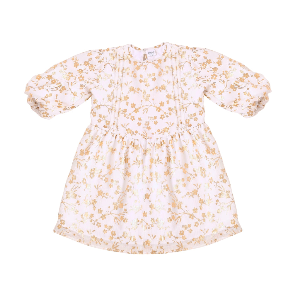 Festive Eloise Dress - White