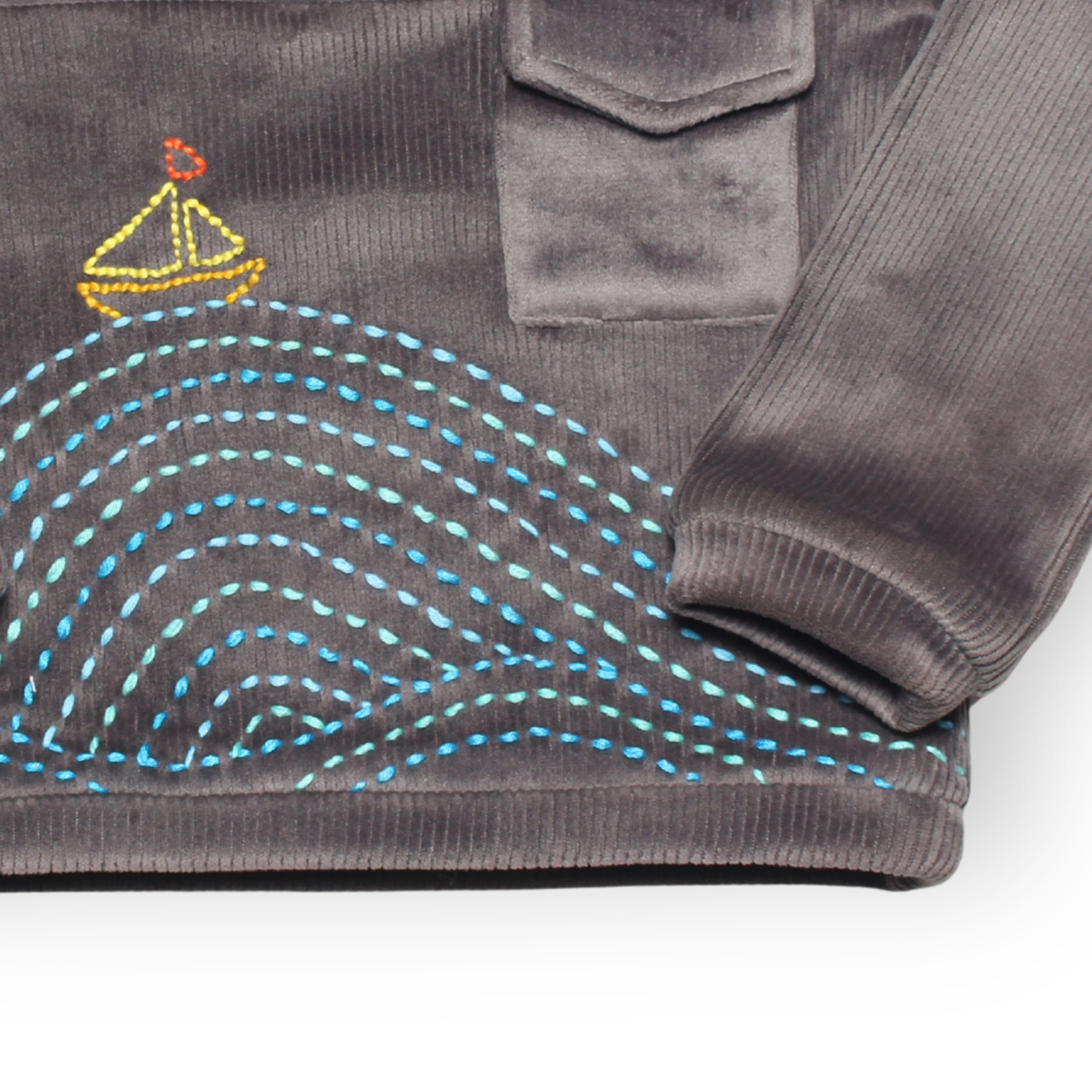 Waves Sweatshirt - Grey