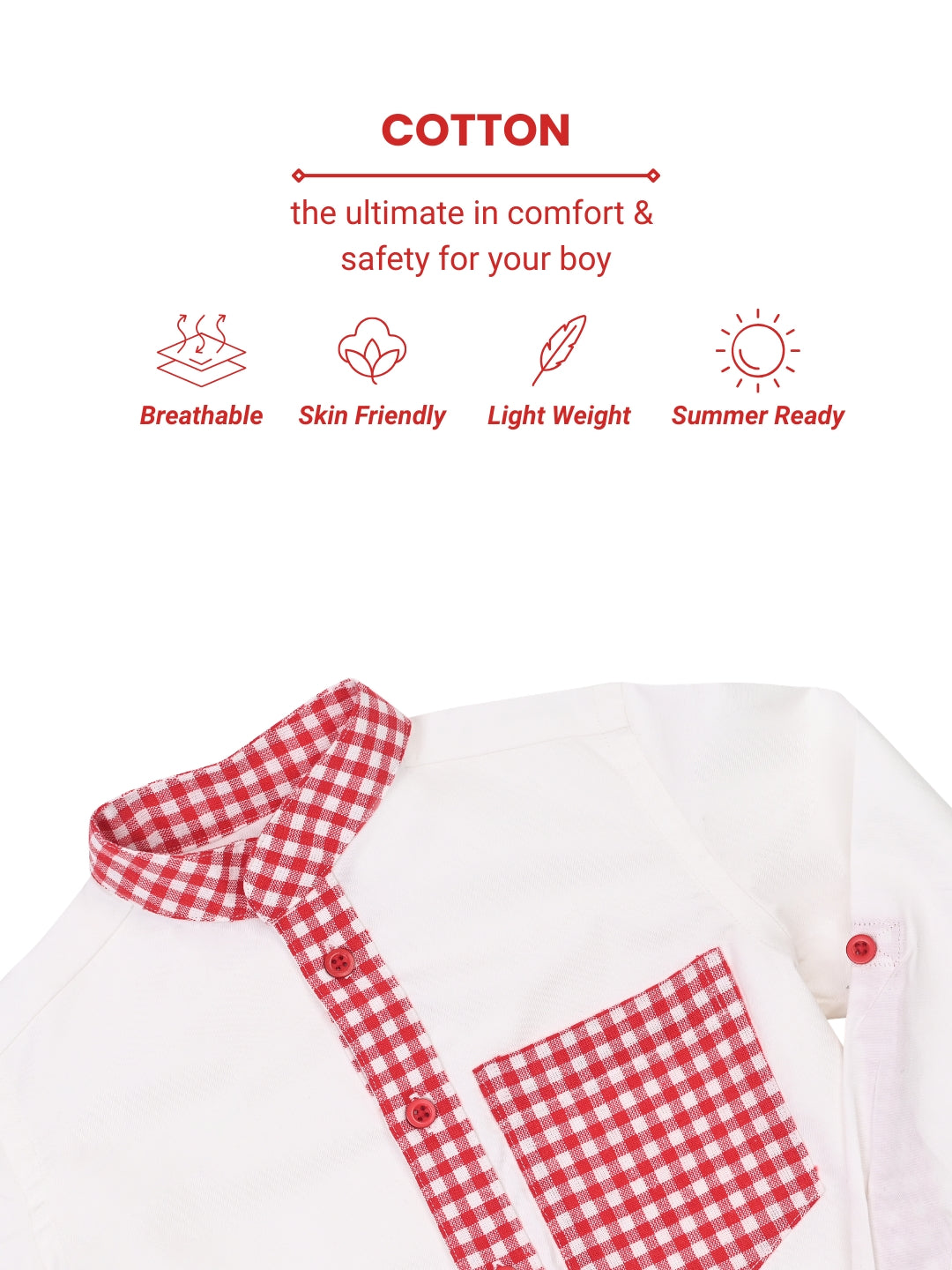 Archie Cotton Shirt - White