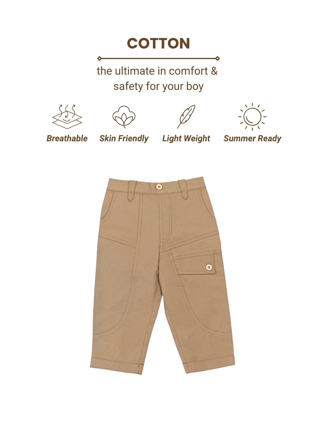 Neo Cotton Pant - Brown