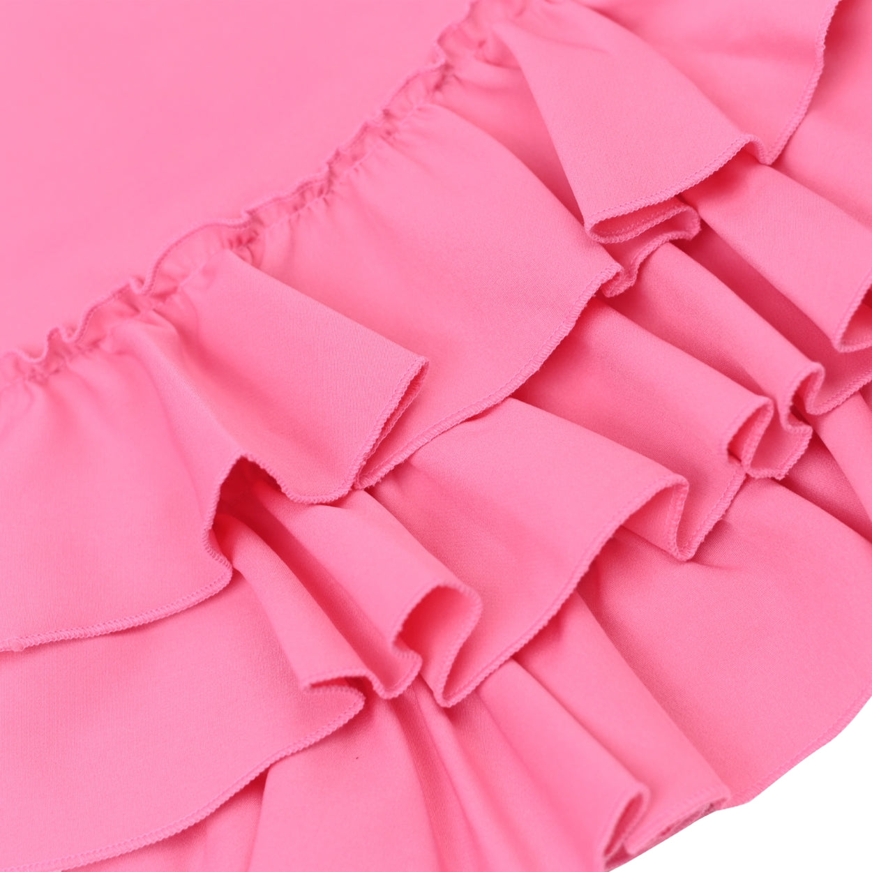 Ruffles Pixie Dress - Barbie Pink