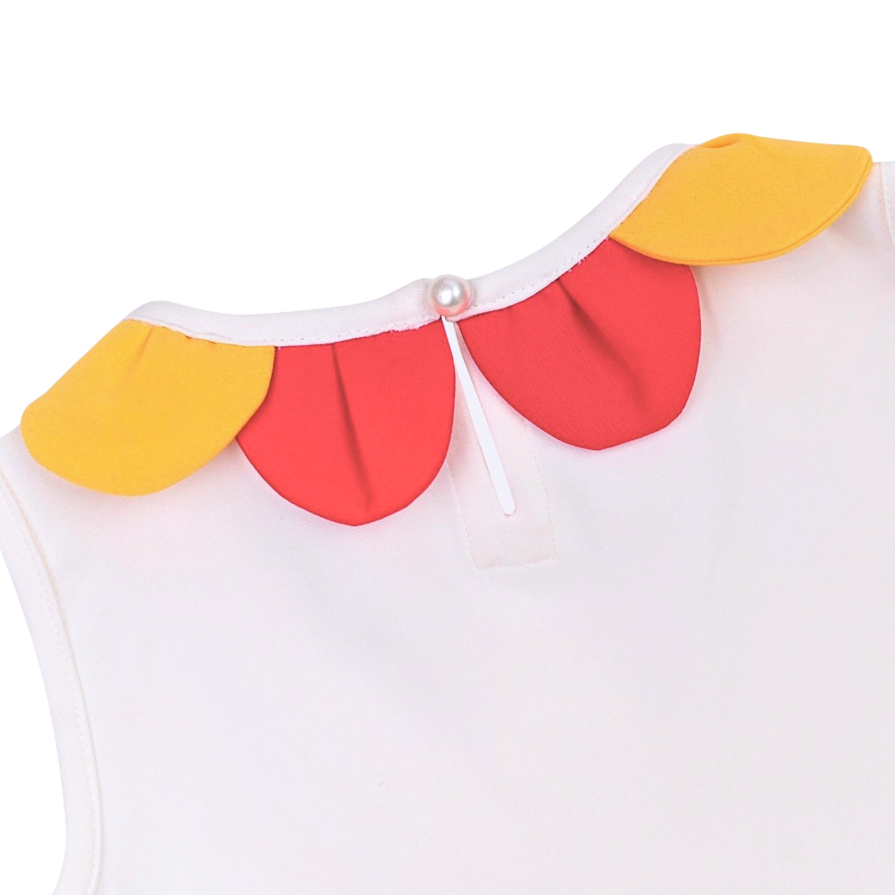 Flower Blossom Top - White