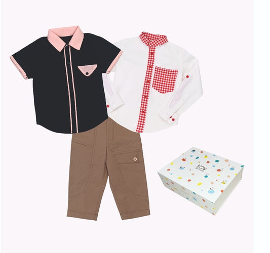 Boys Party Box - Brown