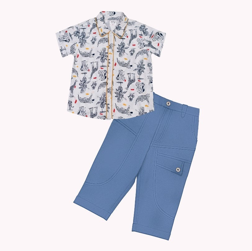 Leo Shirt + Blue Neo Pant