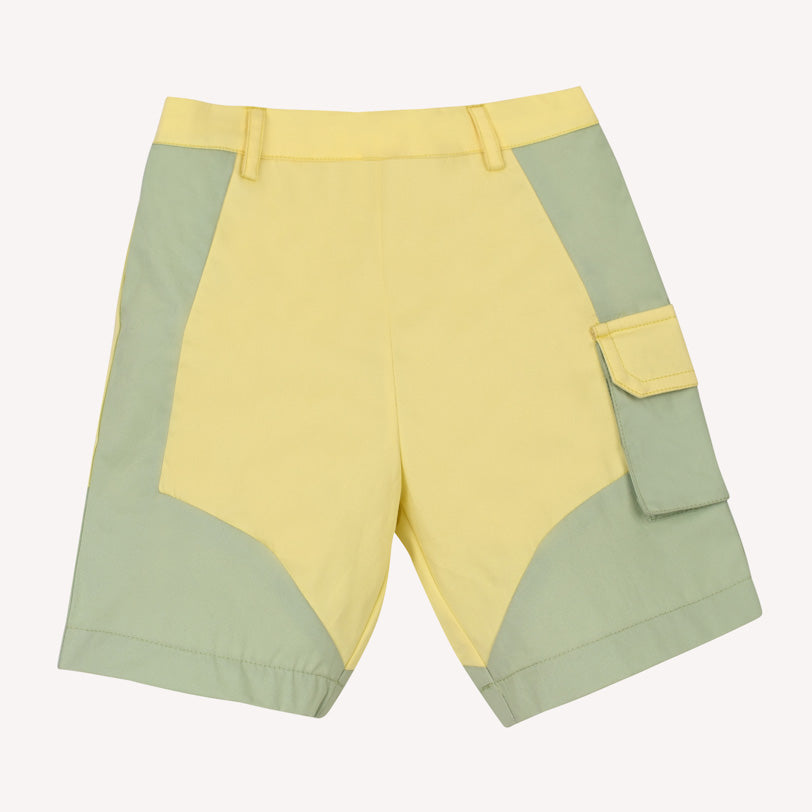 Green Alan Shirt + Yellow Chase Shorts