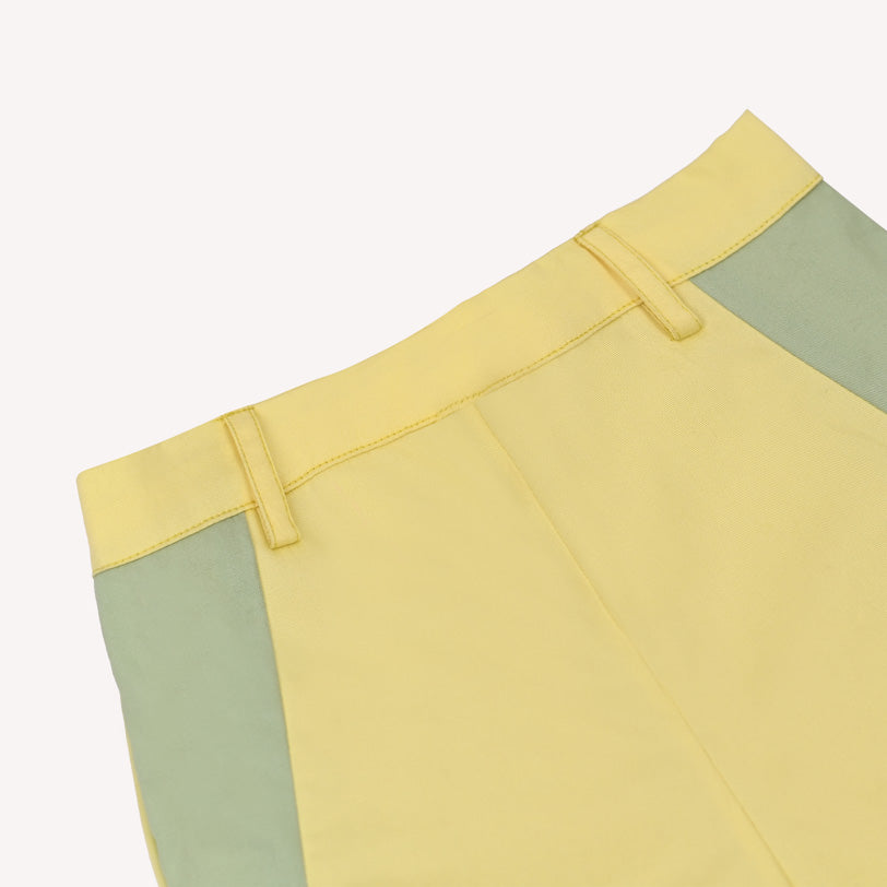 Abstract Charlie Shirt + Yellow Chase Shorts