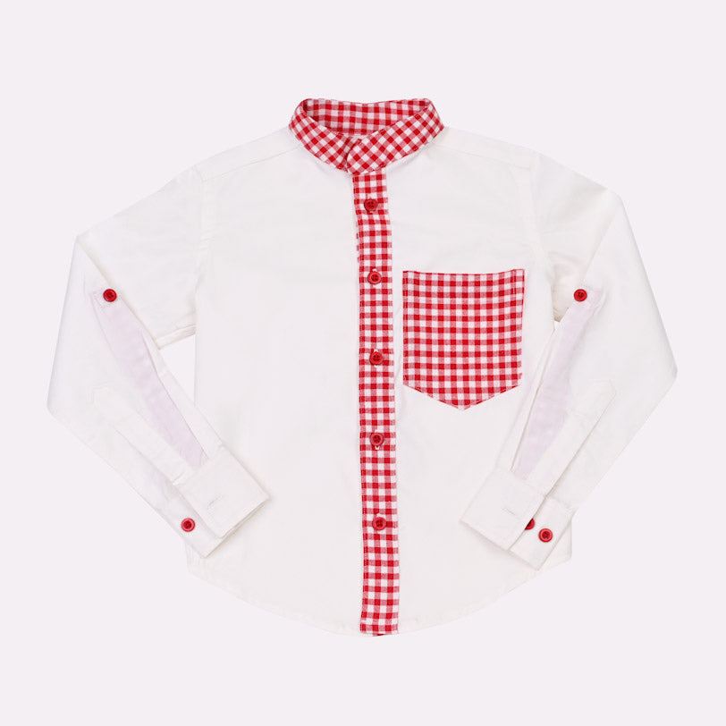 Archie Cotton Shirt - White