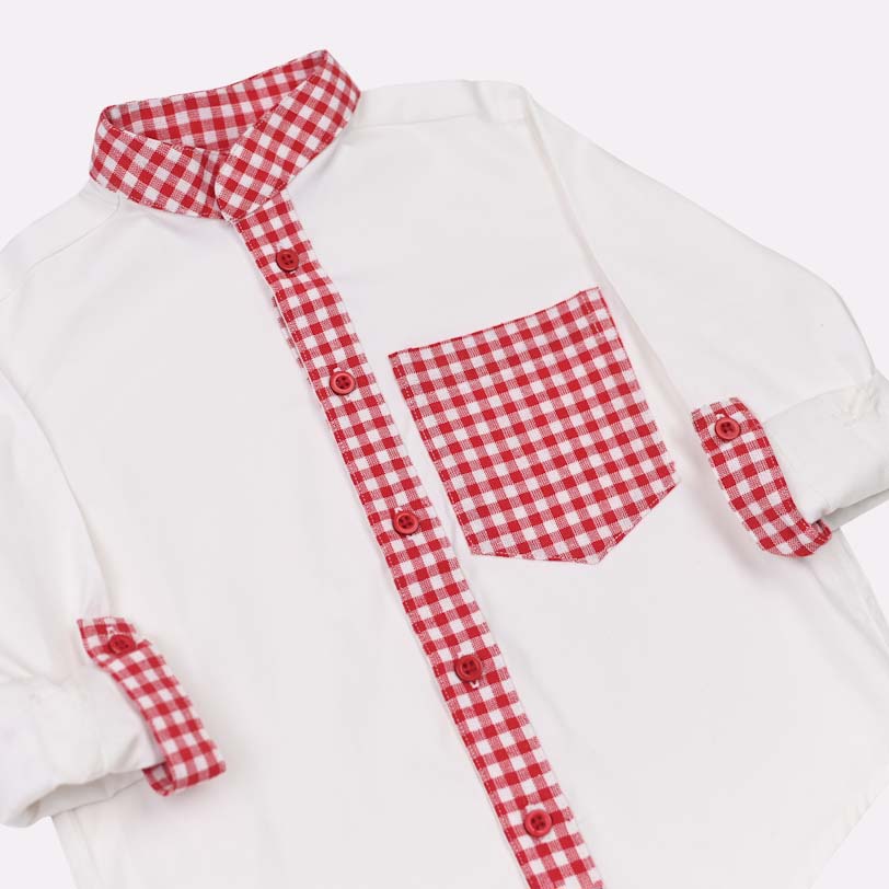 Archie Cotton Shirt - White